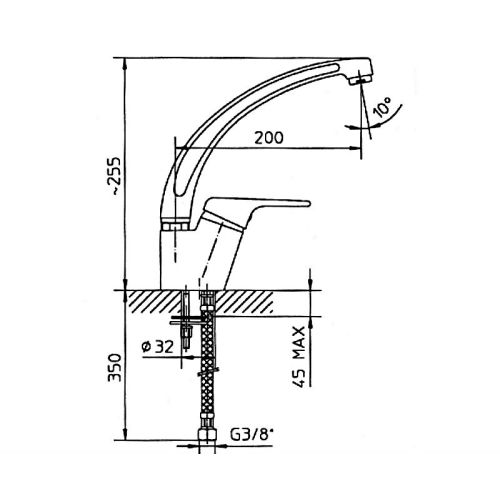 ΜΠΑΤΑΡΙΑ ΚΟΥΖΙΝΑΣ ΧΡΩΜΕ Teorema LORD 118452